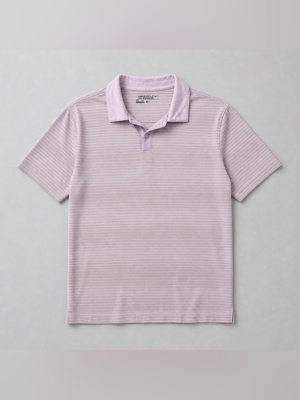 Nike Men's Light Lavender Striped Polo